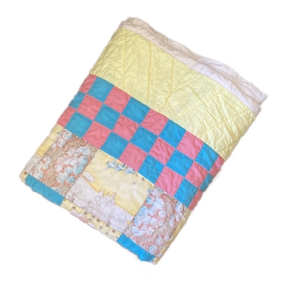 Vintage Crib Baby Blanket